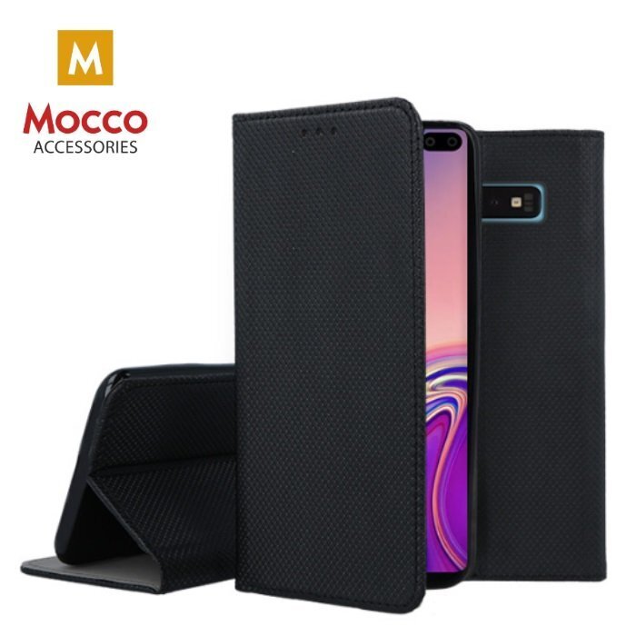 Mocco Smart Magnet Book Case For Motorola Moto G200 5G Black цена и информация | Telefoni kaaned, ümbrised | kaup24.ee