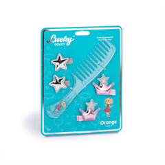 Laste juukseaksessuaaride komplekt, kamm (21 cm) hind ja info | Tüdrukute mänguasjad | kaup24.ee