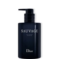 Парфюмированный гель для душа Dior Sauvage для мужчин 250 мл цена и информация | Мужская парфюмированная косметика | kaup24.ee