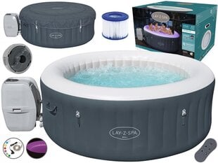 Bestway mullivann "Lay-Z-Spa BALI" LED-iga, 4 inimesele цена и информация | Бассейны | kaup24.ee