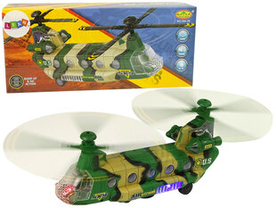 Sõjaline helikopter koos helidega hind ja info | Poiste mänguasjad | kaup24.ee
