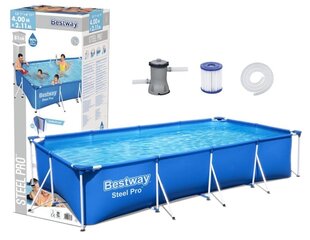 Bestway bassein, 400 x 211 x 81 cm hind ja info | Basseinid | kaup24.ee