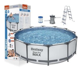 Bestway bassein Steel Pro Max 366 x 100 cm hind ja info | Basseinid | kaup24.ee