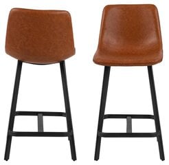 Комплект из 2-х барных стульев Oregon, коричневый цвет цена и информация | Стулья для кухни и столовой | kaup24.ee