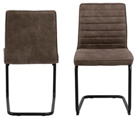 Комплект из 2 обеденных стульев Zola, коричневый цвет цена и информация | Стулья для кухни и столовой | kaup24.ee