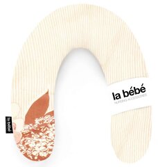 La Bebe™ Rich Maternity Pillow Art.49340 Beige pakaviņš mazuļa barošana, gulēšanai, pakaviņš grūtniecēm, 34x104 cm hind ja info | Beebide ja laste voodipesu | kaup24.ee