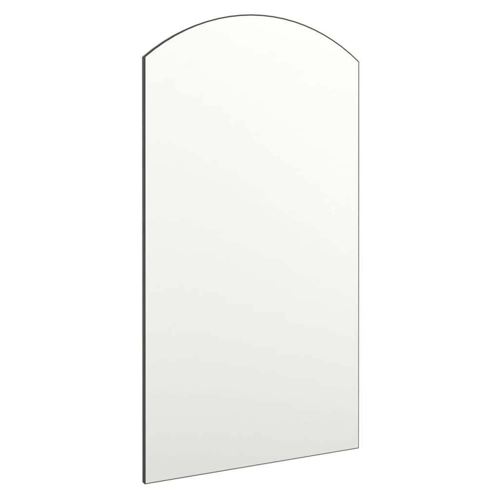 vidaXL peegel LED-tuledega 90x45 cm, klaas, kaarega hind ja info | Peeglid | kaup24.ee
