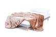 Pleed-voodikate, 160 x 220 cm, kakaovärvi hind ja info | Voodikatted, pleedid | kaup24.ee