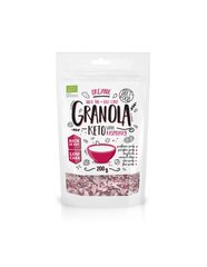 Müslisegu Diet Food Organic Keto Granola, vaarika (200 g) hind ja info | Kuivained, tangud, riis | kaup24.ee