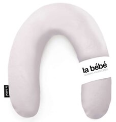 La Bebe™ Rich Maternity Pillow Art.63180 Grey Pakaviņš mazuļa barošanai / gulēšanai / pakaviņš grūtniecēm 30x104 cm цена и информация | Детское постельное бельё | kaup24.ee