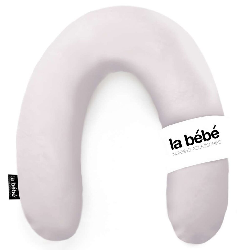 La Bebe™ Rich Maternity Pillow Art.63180 Grey Pakaviņš mazuļa barošanai / gulēšanai / pakaviņš grūtniecēm 30x104 cm hind ja info | Beebide ja laste voodipesu | kaup24.ee