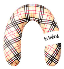 Подкова для сна, кормления малыша La Bebe™ Rich Maternity Pillow Art.67035 Burberry 30x104 cм цена и информация | Детское постельное бельё | kaup24.ee