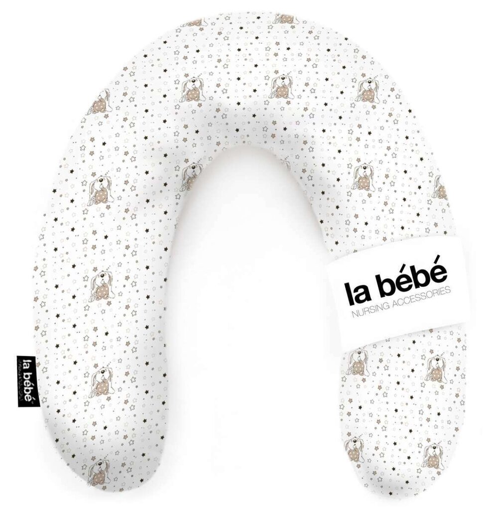 La Bebe™ Rich Maternity Pillow 30x104 Art.68297 Bunnies pakaviņš mazuļa barošanai / gulēšanai / pakaviņš grūtniecēm 30x104 cm цена и информация | Beebide ja laste voodipesu | kaup24.ee