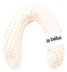 La Bebe™ Rich Cotton Nursing Maternity Pillow Art.73385 Dots pakaviņš mazuļa barošanai / gulēšanai / pakaviņš grūtniecēm 30x104 cm hind ja info | Beebide ja laste voodipesu | kaup24.ee