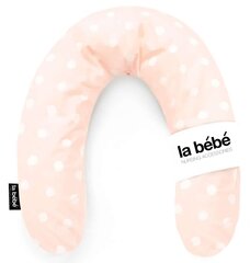 La Bebe™ Rich Cotton Nursing Maternity Pillow Art.74270 Pink Dots Pakaviņš mazuļa barošanai / gulēšanai / pakaviņš grūtniecēm 30x104 cm hind ja info | Beebide ja laste voodipesu | kaup24.ee