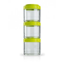 BlenderBottle Storage GoStak, roheline (3 x 100 ml) hind ja info | Toidu säilitusnõud | kaup24.ee