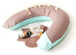 La Bebe™ Snug Cotton Nursing Maternity Pillow Art.78935 Royal grey 20*70cm Imetamispadi 100% Lina цена и информация | Beebide ja laste voodipesu | kaup24.ee