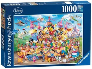Ravensburger pusle 1000 tk - Disney karneval hind ja info | Pusled | kaup24.ee