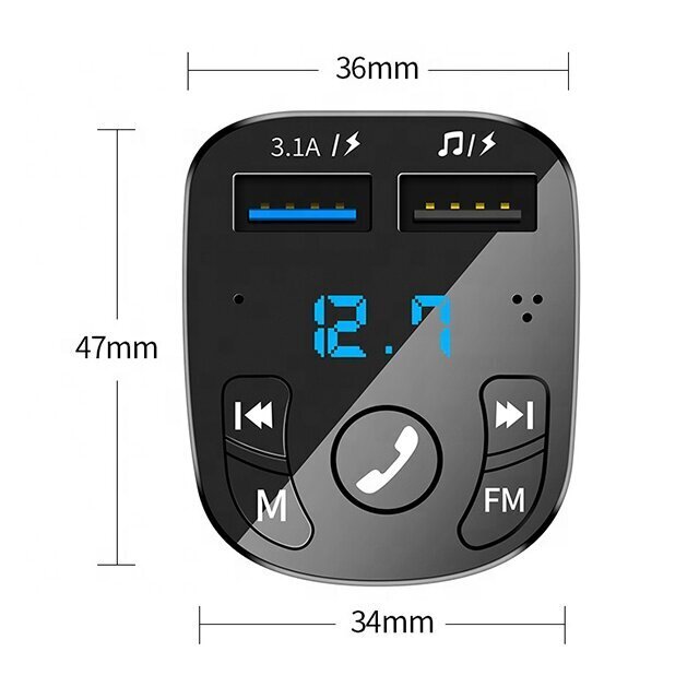 Auto FM modulaator Magisco цена и информация | FM modulaatorid, FM trasmitterid | kaup24.ee