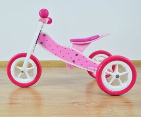 Самокат 2 в 1 Look 2 в 1, розовый цена и информация | Балансировочные велосипеды | kaup24.ee