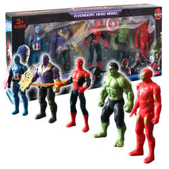 Tasuja kangelase figuur - AVENGERS SPIDERMAN, HULK, IRON MAN, THANOS hind ja info | Poiste mänguasjad | kaup24.ee