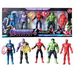 Tasuja kangelase figuur - AVENGERS SPIDERMAN, HULK, IRON MAN, THANOS цена и информация | Игрушки для мальчиков | kaup24.ee