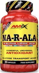 Amix Nutrition Na-R-Alpha Lipoic Acid 100 mg 60 kapslit hind ja info | Vitamiinid, toidulisandid, preparaadid tervise heaoluks | kaup24.ee