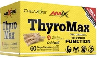 Amix Nutrition ProVegan ThyroMax Blister 60 веган капсул цена и информация | Витамины, пищевые добавки, препараты для хорошего самочувствия | kaup24.ee