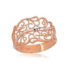 Золотое кольцо "Версаль" из красного золота 585 пробы 4752263015197 цена и информация | Кольца | kaup24.ee