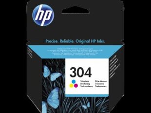 HP 304 Tri-color Ink Cartridge цена и информация | Картриджи для струйных принтеров | kaup24.ee