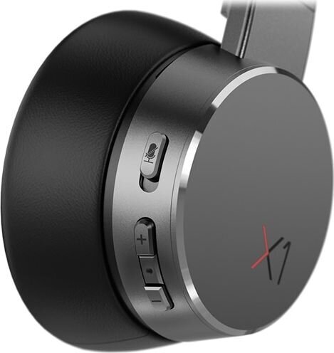Kõrvaklapid Lenovo ThinkPad X1 Headphones Wireless Head-band Calls/Music Bluetooth Black, Grey, Silver цена и информация | Kõrvaklapid | kaup24.ee