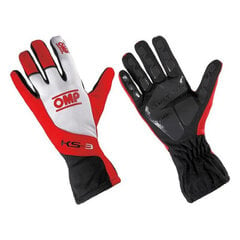 Men's Driving Gloves OMP MY2018 Must hind ja info | Jõusaali kindad | kaup24.ee