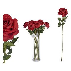 artificial flower rose branch 65 x 10 cm green/red - hind ja info | Kunstlilled | kaup24.ee