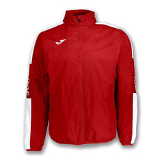 Meeste Spordijakk Joma Sport RAINJACKET CHAMPION IV 100.689.602 Punane Polüester (2XL) цена и информация | Мужская спортивная одежда | kaup24.ee