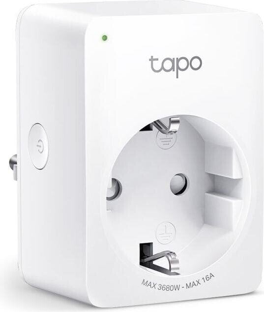 TP-LINK Mini Smart Wi-Fi Socket Tapo P110 White цена и информация | Valvesüsteemid, kontrollerid | kaup24.ee