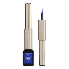 Eyeliner Matte Signature L'Oreal Make Up 02-Blue цена и информация | Тушь, средства для роста ресниц, тени для век, карандаши для глаз | kaup24.ee