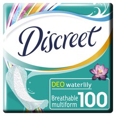 Pesukaitsmed Discreet Water Lily, 100 tk hind ja info | Tampoonid, hügieenisidemed, menstruaalanumad | kaup24.ee