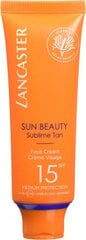 Lancaster Sun Beauty Face Cream SPF15 - Opalovací krém na obličej 50ml hind ja info | Lancaster Kosmeetika, parfüümid | kaup24.ee
