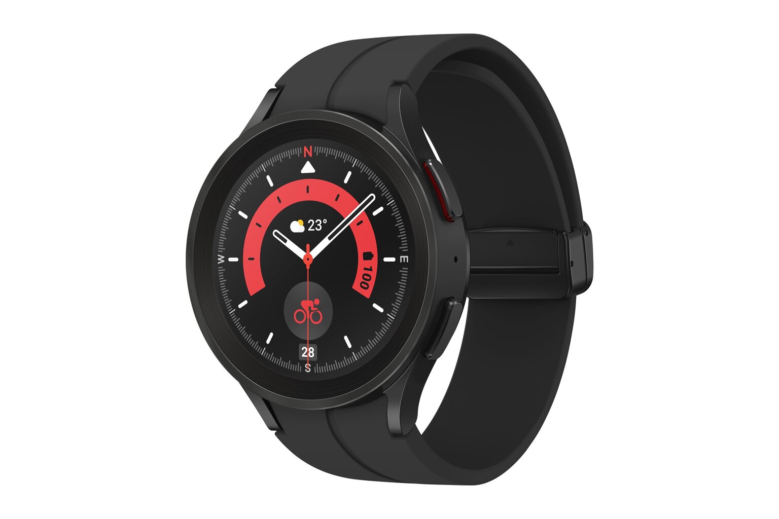 Samsung Galaxy Watch 5 Pro (LTE,45mm), Black Titanium SM-R925FZKAEUE цена и информация | Nutikellad (smartwatch) | kaup24.ee