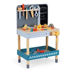 Mängu töölaud tööriistadega Ecotoys, 47-osaline hind ja info | Poiste mänguasjad | kaup24.ee