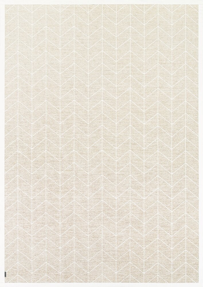 NARMA kahepoolne smartWeave® šenillvaip Tali, valge, 140 x 200 cm цена и информация | Vaibad | kaup24.ee