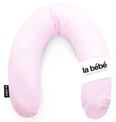 Подковка для сна, кормления малыша La Bebe™ Rich Cotton Nursing Maternity Pillow Art.81031 Pink Flanel 30x104 cм цена и информация | Детское постельное бельё | kaup24.ee