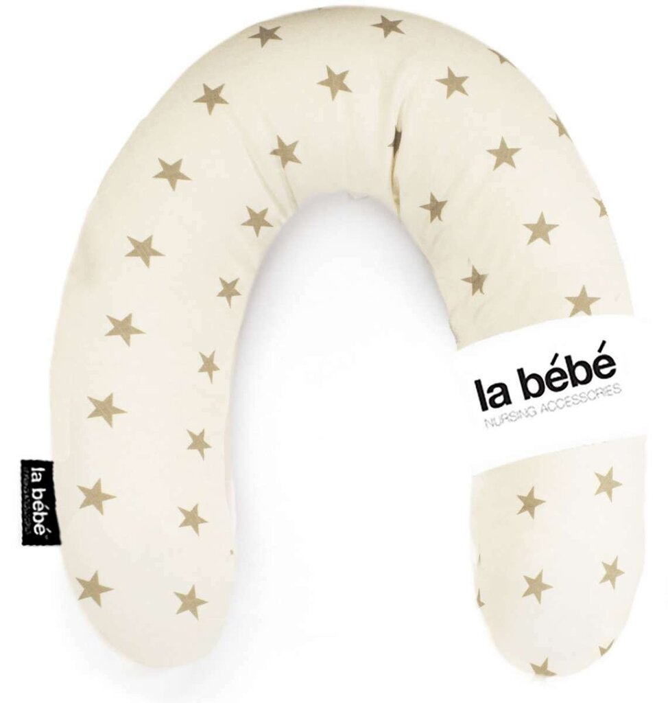 La Bebe™ Rich Cotton Nursing Maternity Pillow Art.81032 Stars Pakaviņš (pakavs) mazuļa barošana, gulēšanai, pakaviņš grūtniecēm, 30x104 cm hind ja info | Beebide ja laste voodipesu | kaup24.ee