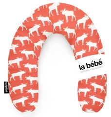La Bebe™ Rich Art.82504 Cotton Nursing Maternity Pillow White Elk 30*175sm Imetamispadi hind ja info | Beebide ja laste voodipesu | kaup24.ee