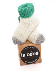 Натуральные шерстяные носочки для новорожденного La Bebe™ Lambswool Natural Eco Socks Art.134390 Beige цена и информация | Носки, колготки для мальчиков | kaup24.ee