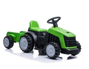 Детский электротрактор с прицепом TR1908T, зеленый цена и информация | Электромобили для детей | kaup24.ee