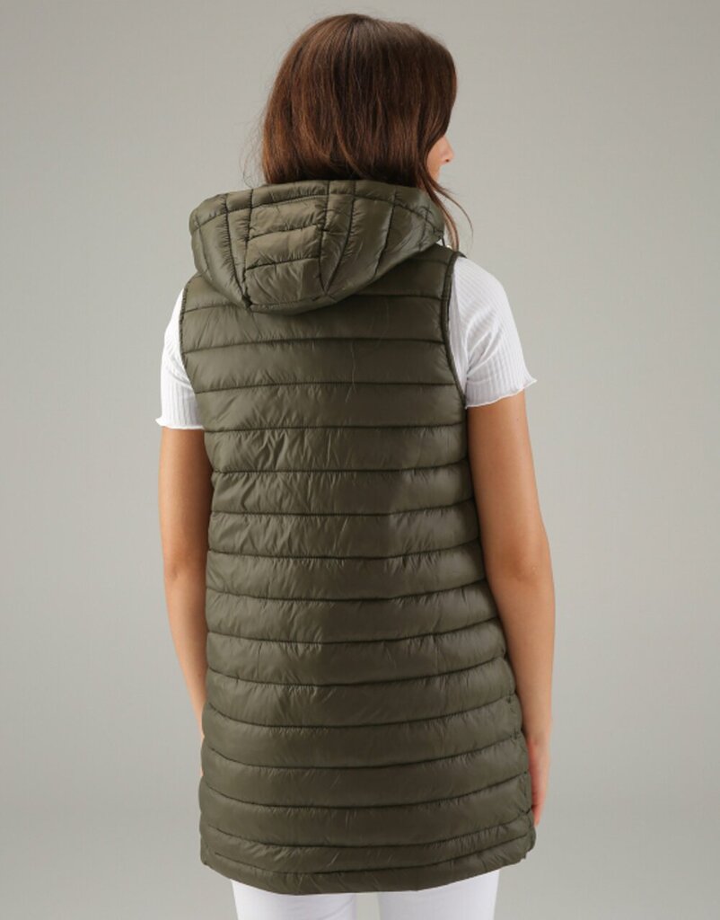 Naiste vest Dia, pluss suuruses, khaki hind ja info | Naiste vestid | kaup24.ee