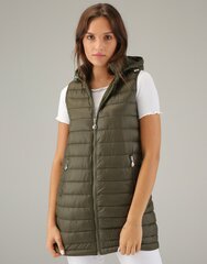 Naiste vest Dia, pluss suuruses, khaki hind ja info | Naiste vestid | kaup24.ee