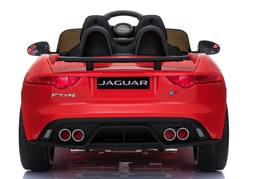 Jaguar F-Type elektriline ühekohaline, punane lakitud auto hind ja info | Laste elektriautod | kaup24.ee