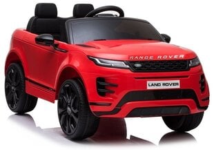 Range Rover Evoque ühekohaline elektriauto lastele, punane hind ja info | Laste elektriautod | kaup24.ee